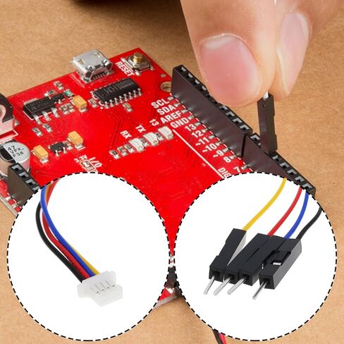 2 قطعة ST-SH أنثى إلى 4-Pin كابل ذكر 150 مللي متر متوافق مع لوحات SparkFun المتوافقة مع Qwiic in Kuwait