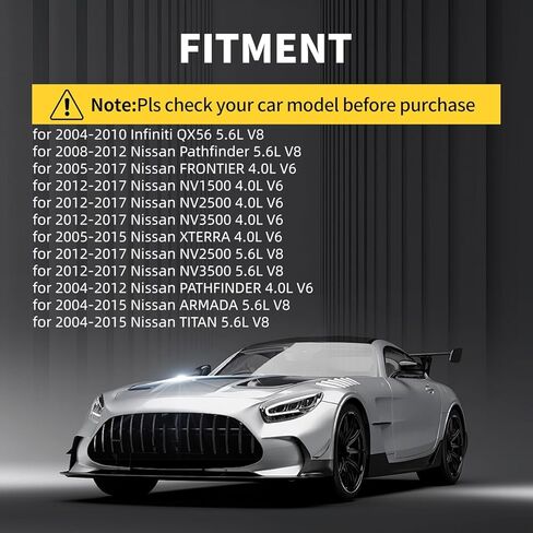 جسم خانق إلكتروني مناسب لسيارة Infiniti QX56 2004-2010، Nissan Pathfinder Frontier NV1500/ 2500/3500 Xterra Armada Titan 2004-2017 5.6L 4.0L V6 V8 S20181,161197S000, 161197S00B in Kuwait