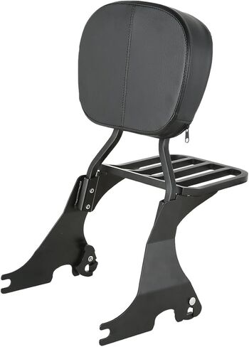 XMT-Moto Low Sissy Bar Backrest with Luggage Rack fits for Harley Davidson Sportster XL 883 1200 2004-later in Kuwait