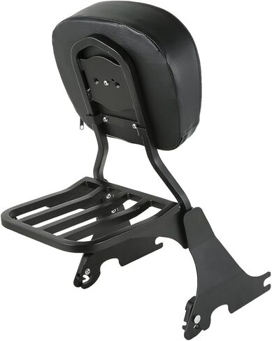 XMT-Moto Low Sissy Bar Backrest with Luggage Rack fits for Harley Davidson Sportster XL 883 1200 2004-later in Kuwait
