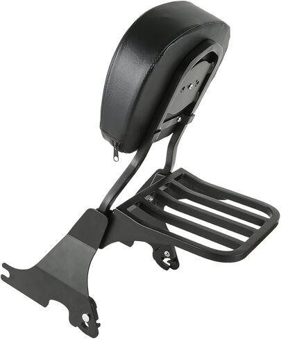 XMT-Moto Low Sissy Bar Backrest with Luggage Rack fits for Harley Davidson Sportster XL 883 1200 2004-later in Kuwait