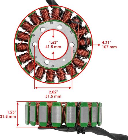 Caltric Stator Compatible With Honda Cbr250R Cbr250 R 2011-2013 / Cbr250Ra Cbr250 Ra 2011-2013 in Kuwait