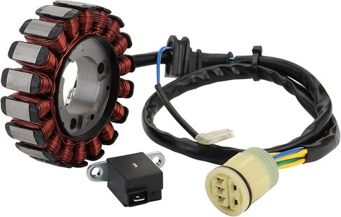 Magneto Stator 18 Coil Compatible with FourTrax 350 Rancher 350 ES TRX350TM TRX350TM TRX350FM TRX350TE TRX350FE ATV 4 Wheeler Quad OEM 31120-HN5-M01 31120-HN5-671 in Saudi Arabia
