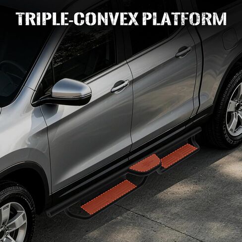 Running Boards Compatible with 2017-2026 Honda Ridgeline 4 Full Size Doors, TraiNexalign Side Steps 500LBS Load Capacity, Heavy-Duty Steel Nerf Bars, Bolt-on Rock Sliders Rail, 2 Pcs in Saudi Arabia