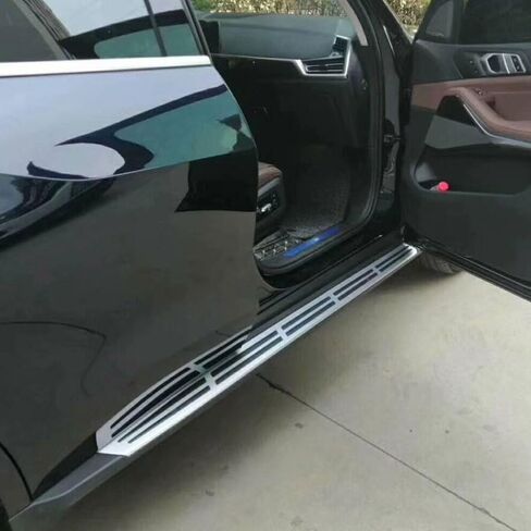2PCS Running Boards Fits for BMW X7 G07 2019 2020 2021 2022 2023 2024 2025 2026 Compatible, Fixed Door Step Pedal Bars with Mounting Brackets, Heavy Duty Side Rails Accessories in Saudi Arabia