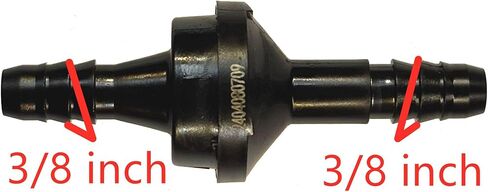 10mm Barb One-Way Check Valve Compatible with Chevrolet, Ford, BMW, VW, Audi, Hyundai, Kia, Toyota, Honda, Nissan, GMC, Ram, Subaru, Vacuum Coolant System 3/8 Inch Non-Return Valve for Air,Water,Oil in Saudi Arabia