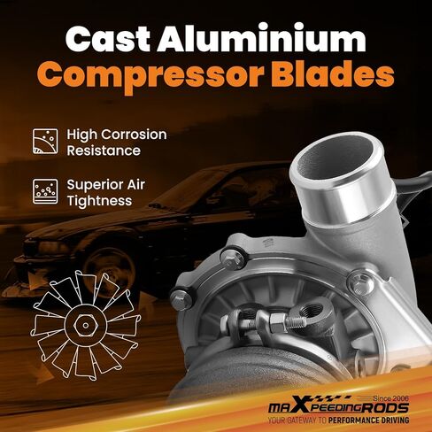 مجموعة الشاحن التوربيني maxpeedingrods لسوبارو امبريزا WRX WRX Limited، STI/STI Limited 2011-2014، لـ WRX 2.5 GT 2009-2010 H4 2.5L، سلسلة VL الأساسية in Kuwait