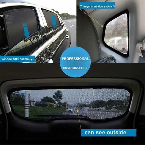Car Side Window Sunshades for Acura RDX 2016-2023, Magnetic UV Protection Shades for Front/Rear Windows, Heat Resistant Sun Visor Shield Accessories in Saudi Arabia