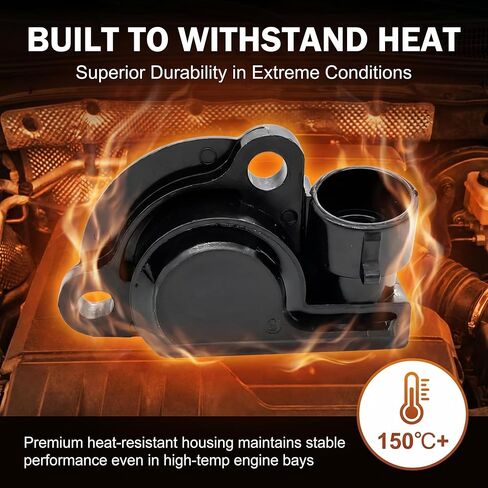 1 PC Car Throttle Position Sensor, TPS Accelerator Pedal Fuel Idle Control Valve Sensor, Replace OEM 17087400 17088026 17111815 Fuel Engine Accessories, Compatible with Buick Chevrolet (Black) in Kuwait