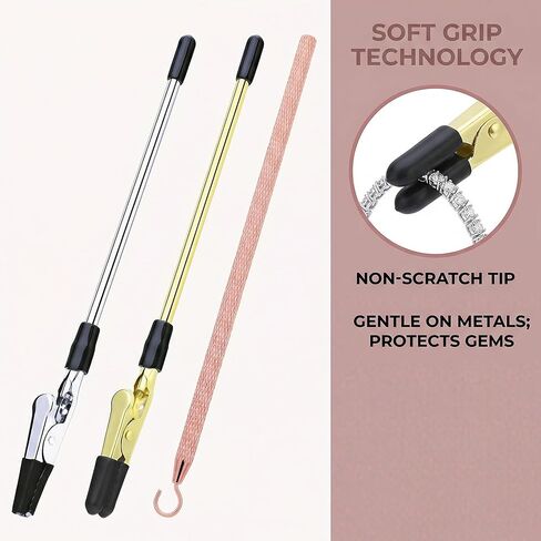 3 PCS Bracelet Helper Tool,Fastening Auxiliary Tool,Bracelet Helper Tool to Put on Yourself,Suitable for Jewelry Buckles, Necklaces, Bracelet in Saudi Arabia