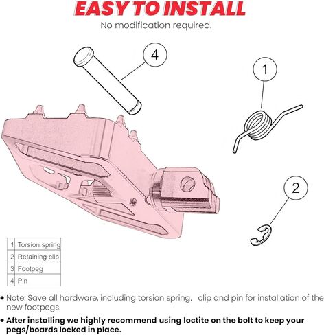 أوتاد قدم أمامية للدراجة النارية 2018-2025 Softail Rider Footpeg متوافقة مع Harley Davidson FXBB FXLR FXLRS FXLRST FXST FLSB FXBR FXBRS Sportster S RH1250S (أسود، عريض) in Kuwait