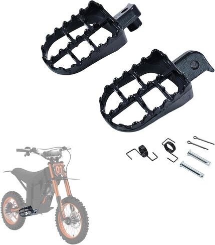 Electric Dirt Bike Foot Pegs for Tuttio Soleil01,Original Strength Anti-slip Footpegs Foot Pedals for E-bike Tutio Tutti Soleil 01 Black in Saudi Arabia