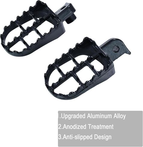 Electric Dirt Bike Foot Pegs for Tuttio Soleil01,Original Strength Anti-slip Footpegs Foot Pedals for E-bike Tutio Tutti Soleil 01 Black in Saudi Arabia