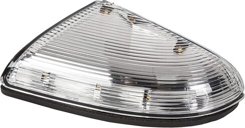 HECASA Right Mirror Turn Signal Puddle Light Compatible with 2009-2018 Dodge Ram 1500 2500, Front Side Marker LED Lamp Replacement for 68064948AA, Passenger Side Clear Lens in Kuwait