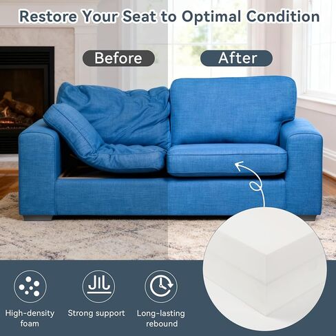 mudilun 72×24×1Inch Upholstery Foam High Density Foam Strong Support Seat Foam for Couch Cushion Replacement Furniture Cushions Car Cushions DIY Projects (1, 72 * 24 * 5) in Saudi Arabia