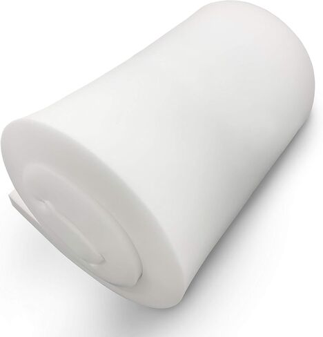 QOMFY 1" Height x 30" Width x 60" Length 1.8 Density 44ILD (Firm) Upholstery Foam Cushion Made in USA in Kuwait