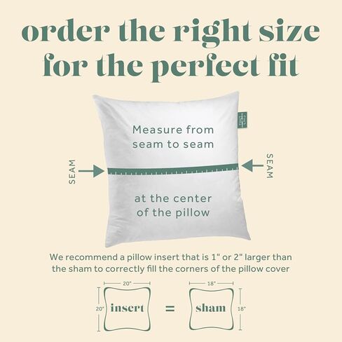 ComfyDown 12x20 Throw Pillow Insert, Down & Feather Fill, 100% Cotton Cover, Made in USA – Premium Soft Lumbar Decorative Pillow Form Sham Stuffer for Bed, Sofa & Couch in Saudi Arabia