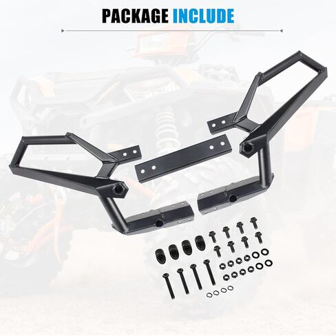 Front Bumper Brush Guard Compatible with Polaris Sportsman XP 1000 SP 850 2017-2025 Accessories, Replace #2882020 Heavy Duty Front Brushguard Protector in Saudi Arabia