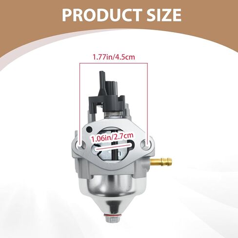 طقم المكربن ​​16100-Z8B-901، بديل لمحركات Honda GCV160LA0، GCV160LA1، يستبدل 16600-Z8B-900، 16620-Z8D-305، يناسب سلسلة HRR216K10، HRS216K5 in Kuwait