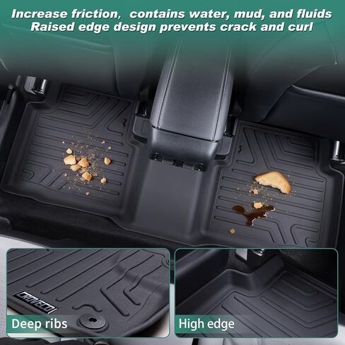 Floor Mats & Cargo Liner Compatible with 2022-2026 Hyundai Tucson(Not for Hybrid),TPE All Weather Floor Liners & Cargo Mat 4pcs Full Set Tucson Accessories Black in Saudi Arabia