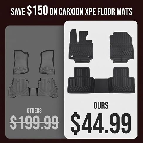 Floor Mats for Toyota RAV4 2019-2025 (Not for RAV4 Prime), All Weather Car Floor Liners Custom Fit for Toyota RAV 4 Accessories 2025 2024 2023 2022 2021 2020 2019 3PCS in Saudi Arabia