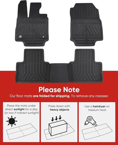 Floor Mats for Toyota RAV4 2019-2025 (Not for RAV4 Prime), All Weather Car Floor Liners Custom Fit for Toyota RAV 4 Accessories 2025 2024 2023 2022 2021 2020 2019 3PCS in Saudi Arabia