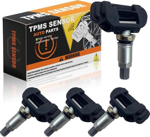 433MHz Pre-Programmed TPMS Sensor Fits for:-Mercedes-Benz C300 2008-2014, E350 2010-2014, ML350 2010-2014, GLK350 2010-2013, S550 2011-2013, A0009050030 Tire Pressure Monitoring Sensor-4Pcs in Saudi Arabia