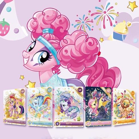 KAYOU My Little Pony Trading Cards Moon Edition Series 5 Collector Box 18 Booster Packs Rare Collectible Set【CN】 in Saudi Arabia