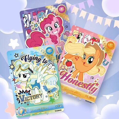 KAYOU My Little Pony Trading Cards Moon Edition Series 5 Collector Box 18 Booster Packs Rare Collectible Set【CN】 in Saudi Arabia