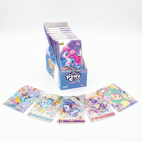 KAYOU My Little Pony Trading Cards Moon Edition Series 5 Collector Box 18 Booster Packs Rare Collectible Set【CN】 in Saudi Arabia