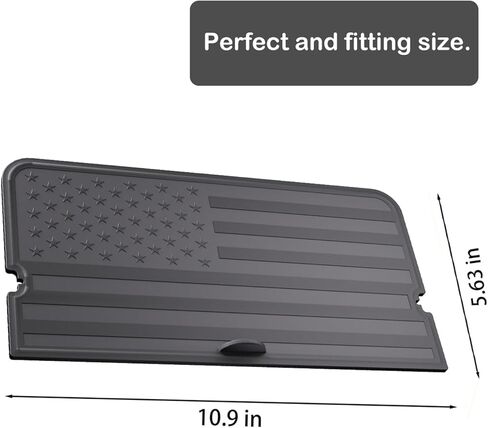 Center Console Compartment Cover Compatible with Ford F150 2021-2025 & Lightning XLT 2022-2024, Front Interior Storage Cubby Hidden Pocket Panel (with USB Hole) in Saudi Arabia