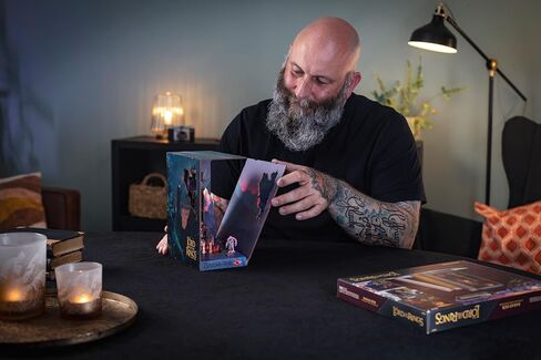 مجموعة Revell Book Nook Kit The Lord of the Rings - Barad-Dûr Miniature DIY Kit 9 "Booknook 3D لغز خشبي مع ضوء LED ديكور رف الكتب هدية للبالغين والنساء والرجال in Kuwait