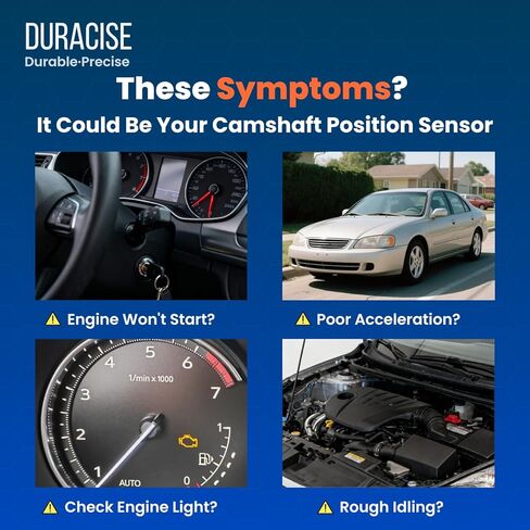 DURACISE Camshaft Position Sensor Compatible with Nissan Altima, Maxima, Murano, Frontier, Xterra, Armada, Titan, Pathfinder, 350Z & Infiniti G35, FX35, QX56, M35, I35, Replace #23731-AL61A, 917-704 in Kuwait