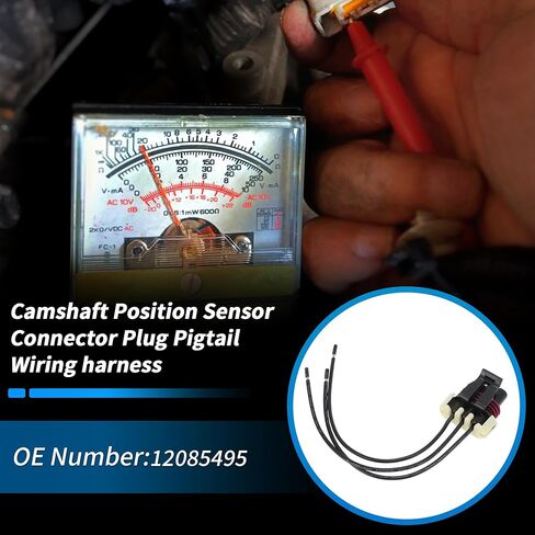 Camshaft Position Sensor Connector Plug Pigtail Wiring Harness for Chevrolet Express Camshaft Sensor Female Connector for Chevrolet Silverado No.12085495 in Kuwait