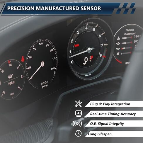 Camshaft Position Sensor Compatible with Chevy Silverado 1500 2500 Tahoe Suburban Corvette Camaro, GMC Sierra Yukon, Cadillac Escalade - 4.8L 5.3L 5.7L 6.0L V8 LS1 LS6 Engine - Replaces 12561211 in Saudi Arabia