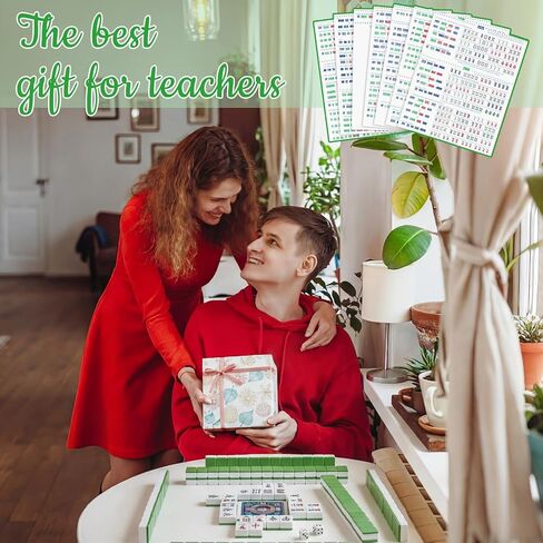 Foilswirl 4 قطع Mahjong Line Finder Card Guide 2025 Mahjong Learning Cards Line Reader Rules Reader Mah Jong Accessories للمبتدئين في الألعاب الليلية، لوازم اللاعبين in Kuwait