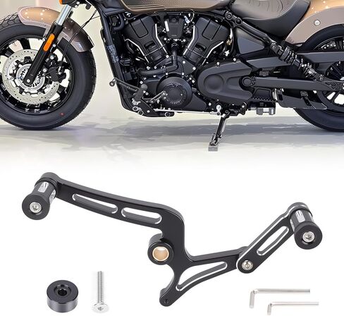 Motorcycle Heel Toe Gear Shift Lever for Indian Scout/Scout Sixty 2025-up, CNC Aluminum Gear Shifter Lever Pedal, Shift Peg, Black in Saudi Arabia