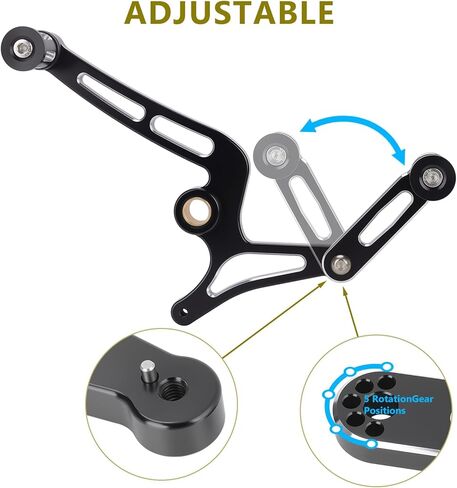 Motorcycle Heel Toe Gear Shift Lever for Indian Scout/Scout Sixty 2025-up, CNC Aluminum Gear Shifter Lever Pedal, Shift Peg, Black in Saudi Arabia