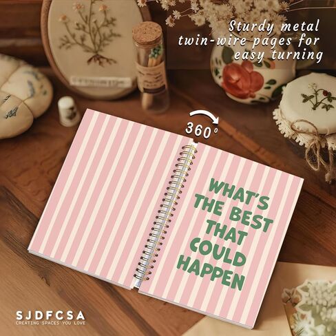 Christian Gifts for Women Motivational Notebook Inspirational Journal，Inspirational Gifts for Women Girls, Cute Pink Diary Journal for Teen Girls, Coquette Stuff Pink Office Supplies A5 in Saudi Arabia