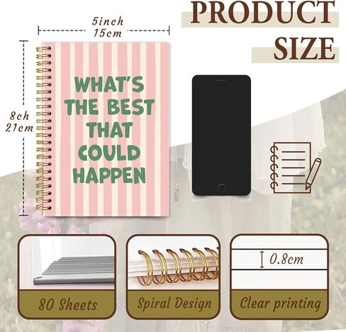 Christian Gifts for Women Motivational Notebook Inspirational Journal，Inspirational Gifts for Women Girls, Cute Pink Diary Journal for Teen Girls, Coquette Stuff Pink Office Supplies A5 in Saudi Arabia