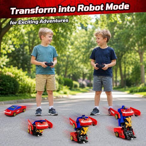 Cyber Truck Transform RC Car Toy, Spider Transform Remote Control Car, 2.4GHz 2-in-1 Deformable Toy Vehicle with Cool Light Effects, Transform Cars for Kids Boys Ages 4-8, Birthday Gift in Saudi Arabia
