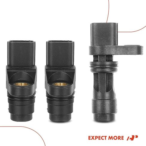 A-Premium 3-PC Engine Camshaft Crankshaft Position Sensor Compatible with Honda CR-V 2002-2006, Civic 2002-2005, 2.0L 2.4L in Kuwait