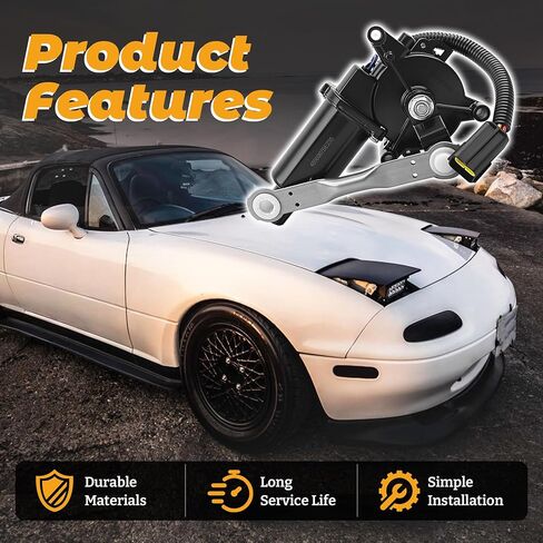Driver Left Side Headlight Motor, Replace for NA01-51-SBX, Compatible with Mazda Miata 1990 1991 1992 1993 1994 1995 1996 1997 in Saudi Arabia