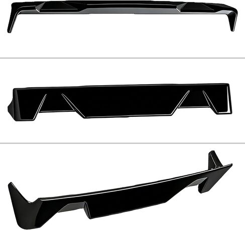 STSEV01 Rear Spoiler Cab Roof Wing Fit for Jeep Gladiator JT 2020-2026 Accessories Mojave/Overland/Rubicon/Sahara/Sport/Texas Trail/Willys 41, ABS Gloss Black Add-on Top Lip Truck Cabs Exterior in Saudi Arabia