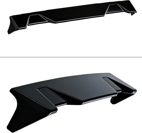 STSEV01 Rear Spoiler Cab Roof Wing Fit for Jeep Gladiator JT 2020-2026 Accessories Mojave/Overland/Rubicon/Sahara/Sport/Texas Trail/Willys 41, ABS Gloss Black Add-on Top Lip Truck Cabs Exterior in Saudi Arabia
