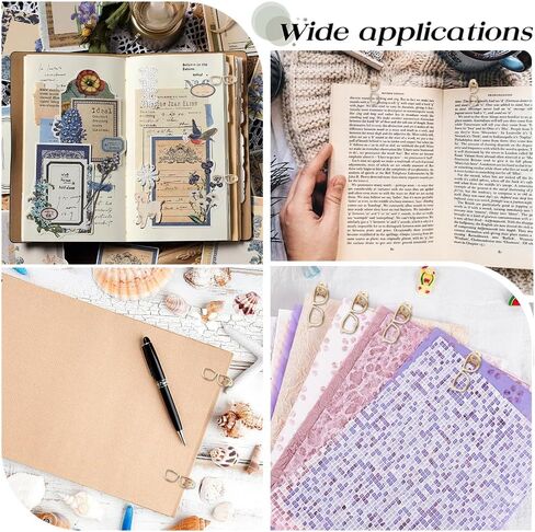 CRASPIRE 1 Box 4Pcs Glasses Paper Clips Decorative Metal Paperclips Gold Eyeglass Shaped Bookmark Clips Paper Book Marker Clamps for Planners Journals File Note Sorting Office School Desk Supplies in Kuwait