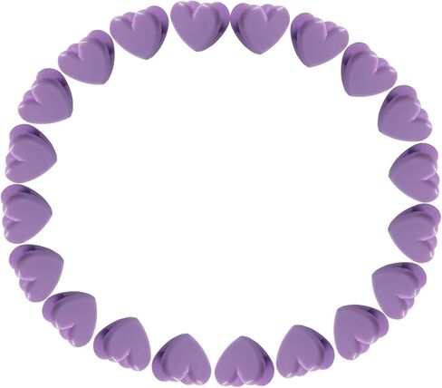 20 Pcs Purple Cute Heart Binder Clips, Mini Decorative Paper and Bag Clips for Office Photo, Wedding Coffee, Small Binder Bookmark, Picture Pages Holder in Kuwait