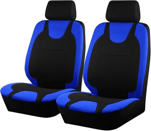 Car Seat Cover Full Seat, Soft Breathable Front and Rear Split Bench Protector, Comfortable Sporty Automotive Interior Chair Protection Cover, Universal for Truck Sedan SUV (Pink) in Saudi Arabia