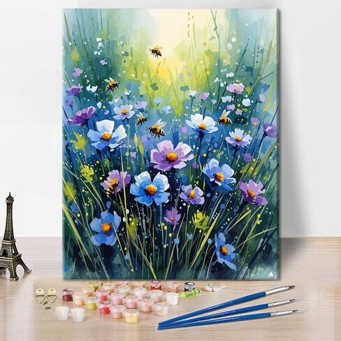 TUMOVO Paint by Numbers Kits for Adults Greece Sights Art Canvas for Home Decor Santorini Greece Oil Painting by Numbers Coastal Village Crafts for Adults DIY Paintworks Artwork Decor (40x50cm) in Kuwait