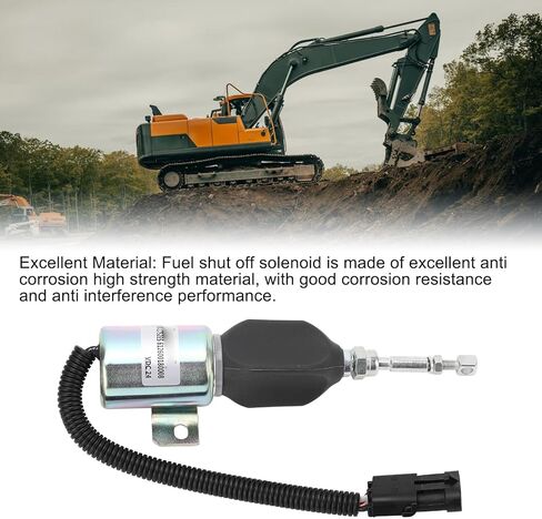 Gavigain الوقود إيقاف الملف اللولبي صمام الملف اللولبي إيقاف عالي الأداء 5.9L 8.3L DC24V in Kuwait